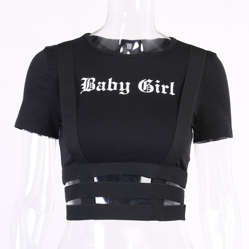Load image into Gallery viewer, Crop Top O-Neck T-shirt