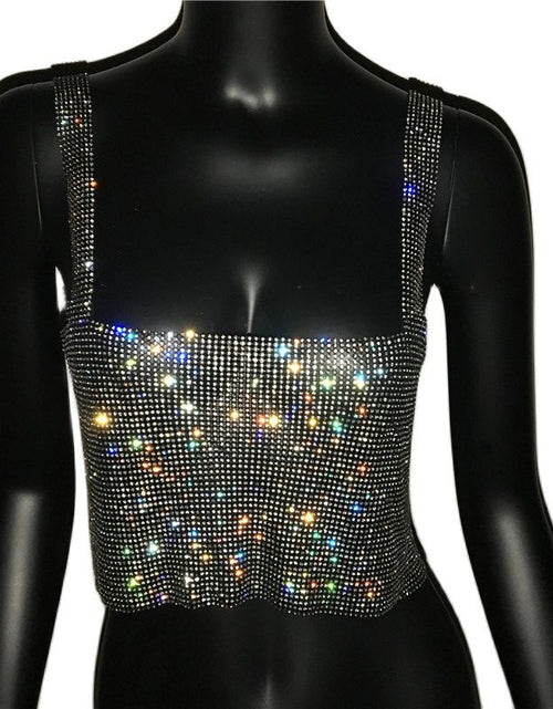 Load image into Gallery viewer, Glitter Nightclub Tank Top
